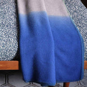 Saraille Cobalt Ombre Wool Throw 45" x 71" by Designers Guild Throws Designers Guild 