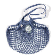 Cotton Net Mesh Bag Filet Shopping Tote by Filt France Bag Filt Vintage Blue 