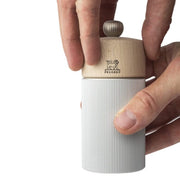 Line Aluminum and Wood Salt or Pepper Mill by Peugeot France Peugeot France 4.75" Light Salt Mill