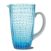 Perle Aquamarine Glass Pitcher, 54 oz. by Zafferano Zafferano 