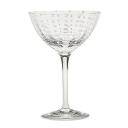 Perle Transparent Cocktail Goblet Glass, 8 oz. Set of 2 by Zafferano Zafferano 