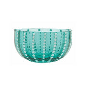 Perle Green 13 oz. Glass Bowl, Set of 4 by Zafferano Zafferano 