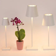 Poldina Pro Micro Pink 10.8" Portable LED Lamp by Zafferano Zafferano 
