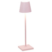 Poldina Pro Micro Pink 10.8" Portable LED Lamp by Zafferano Zafferano 