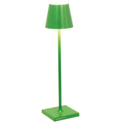 Poldina Pro Micro Yellow Green 10.8" Portable LED Lamp by Zafferano Zafferano 