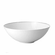 TAC 02 Platinum Serving Bowl, 10.25 Inch by Walter Gropius for Rosenthal Dinnerware Rosenthal 