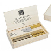 No. 440 Italian Versatile Cheese Knife 3 Piece Set with Boxwood Handles by Berti Knive Set Berti 