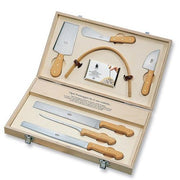 No. 450 Italian Versatile Cheese Knife 6 Piece Boxed Set with with Boxwood Handles by Berti Knive Set Berti 