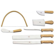 No. 450 Italian Versatile Cheese Knife 6 Piece Boxed Set with with Boxwood Handles by Berti Knive Set Berti 