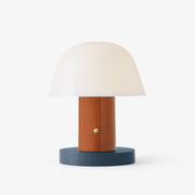 Setago Portable LED Table Lamp by Jaime Hayon for &tradition &Tradition Rust & Thunder 