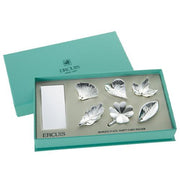 Silverplated 1" Snail Place Card Holder Set of 6 by Ercuis Place Card Holder Ercuis 