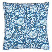 Outdoor Shaqui Prussian 18" x 18" Square Throw Pillow by Designers Guild Throw Pillows Designers Guild 
