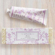 Relax Shea Butter Hand Lotion by LOLLIA Hand Cream Lollia 