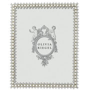 Crystal & Pearl Frame, Silver by Olivia Riegel Frames Olivia Riegel 8x10 Large 