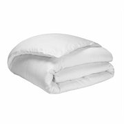 Teophile Solid Color Organic Sateen Duvet Cover by Alexandre Turpault Bedding Alexandre Turpault Twin Snow White 