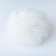 Snowball Accent Pillows by Evelyne Prelonge Paris Bathroom Evelyne Prelonge Himalayan Ivory 10" 