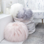 Snowball Accent Pillows by Evelyne Prelonge Paris Bathroom Evelyne Prelonge 