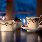 Star Fluted Christmas High Handle Cup & Saucer by Royal Copenhagen Star Fluted Christmas Royal Copenhagen 
