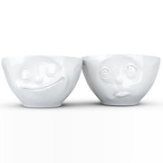 Faces Medium 6.7 oz. Bowls, Set of 2 Dinnerware Smile Germany Happy & Oh Please 