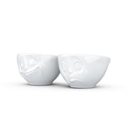 Faces Small 3.3 oz. Bowls, Set of 2 Dinnerware Smile Germany Happy & Oh Please 