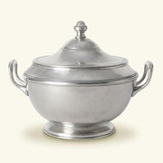 Brixia 94 oz. Soup Tureen by Match Pewter Dinnerware Match 1995 Pewter 