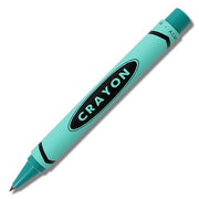 Crayon Retractable Rollerball Pen by Acme Studio Pen Acme Studio Teal 
