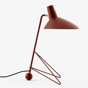 The Tripod Table Lamp by Hvidt & Mølgaard for &tradition &Tradition Maroon 