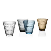 Kastehelmi Glass 10 oz.Tumblers, Open Stock or Set of 2 by Oiva Toikka for Iittala Glassware Iittala 