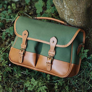 Clipper Canvas Satchel Briefcase by Tusting Bag Tusting 