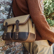 Clipper Canvas Satchel Briefcase by Tusting Bag Tusting 