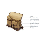 Clipper Leather Satchel Briefcase by Tusting Bag Tusting 