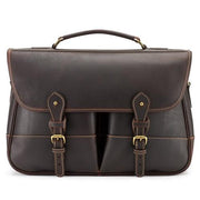 Clipper Leather Satchel Briefcase by Tusting Bag Tusting Large Sundance Floodlight 