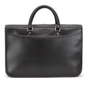 Marston Leather Briefcase by Tusting Bag Tusting Small Black Bridle 