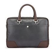Mortimer Slim Leather Briefcase by Tusting Bag Tusting 