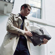 Mortimer Slim Leather Briefcase by Tusting Bag Tusting 