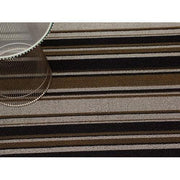 Shag Vinyl Doormat 18" x 28" by Chilewich CLEARANCE Doormat Chilewich Luxe Mixed Stripe 