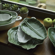 Leaves Banana Leaf Bowl, 15" by Bordallo Pinheiro Dinnerware Bordallo Pinheiro 