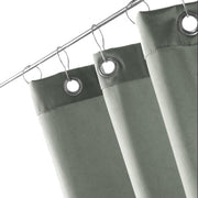 Loft DV Nylon Shower Curtain 78.7" x 70.9" by Decor Walther Decor Walther Reed Grey 