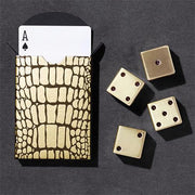 Limoges Crocodile Box with Playing Cards by L'Objet Games L'Objet 