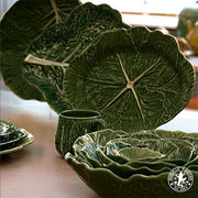 Cabbage Oval Platter, 14.75" by Bordallo Pinheiro Serving Tray Bordallo Pinheiro 