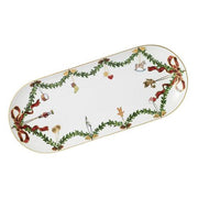 Star Fluted Christmas Oblong Platter, Large by Royal Copenhagen Star Fluted Christmas Royal Copenhagen 