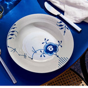 Blue Fluted Mega Deep or Soup Plate, 10.6" by Royal Copenhagen Dinnerware Royal Copenhagen 