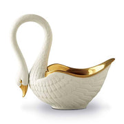 Swan Bowl, White by L'Objet Vases, Bowls, & Objects L'Objet Large 