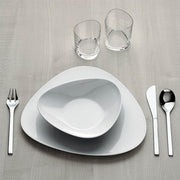 Colombina Melamine Charger Plate, Black, 15.5" by Doriana e Massimiliano Fuksas for Alessi Dinnerware Alessi 