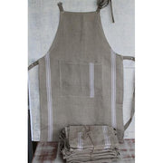 French Linen Chef's Apron by Thieffry Freres & Cie Apron Thieffry Freres & Cie White 