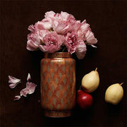 Fortuny Vases by L'Objet Vases, Bowls, & Objects L'Objet Medium (Orange/Gold) 