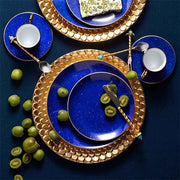 Lapis Canape Plates, Set of 4 by L'Objet Dinnerware L'Objet 