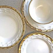 Truro Gold Soup Plate or Bowl, 9.25" by Michael Wainwright Dinnerware Michael Wainwright 