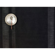 Chilewich: Tuxedo Stripe Woven Vinyl Runner 19" x 57" and 14" x 76", Silver CLEARANCE Placemat Chilewich 
