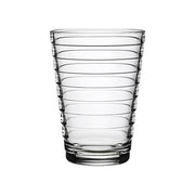 Glass Tumbler, SINGLE UNIT by Aino Aalto for Iittala Glassware Iittala 11 oz Clear 